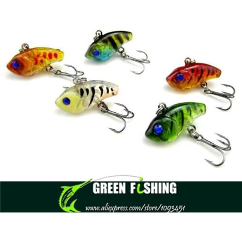 Free shipping 20pcs/Lot fishing lure VIBES baits hard plastic lipless rattle VIBES lures baits