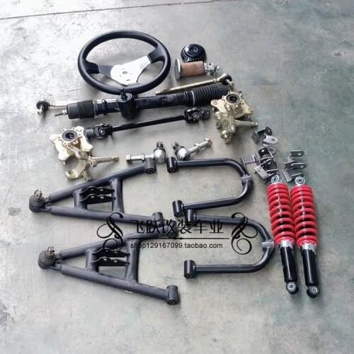 Four Wheel Front Suspension Rocker Arm Refitted Beach Car Direction Steering Sheep Horn Shock Absorber Flange Assembly