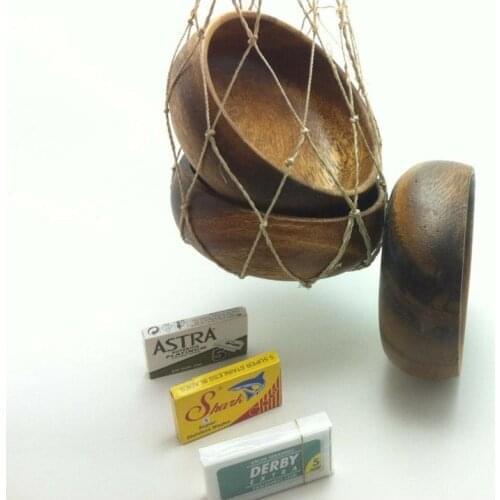Shaving bowl , wood ,wooden shaving mug,double edge blades astra or BIC or arko FREE SHİPPİNG