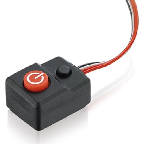 For Ezrun Xerun Quicrun Car ESCs MAX10-SCT MAX8 & XR8 Waterproof Electronic Switch with Buttons for 1/10 1/8 Model Cars