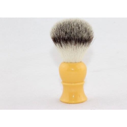 FS-#SYB20-BU17, 20MM Synthetic Fiber Shaving Brush Butterscotch Color Handle+FREE SHIPPING