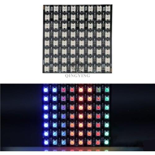 5pcs WS2812B Flexible Pixel 8x8 SK6812 Individuell Adressierbare Digitale led-modul Panel Flexible DIY Display Board DC5V