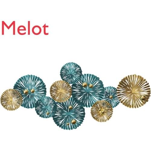 Living Room Wall Decoration Pendant TV Background Wall Decorations Wall Creative Personality Home Iron Light Luxury Wall Hanging