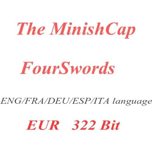 ENG/FRA/DEU/ESP/ITA language The Minish Cap/FourSwords for 32 Bit Video Game Cartridge Console Card Handheld Player Red Shell