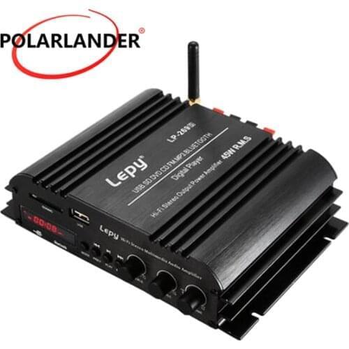 LP-269S Lepy 2CH 45W Bluetooth without adaptor Digital Player HIFI Stereo Audio Power Home Multimedia Support SD USB FM MP3 DVD