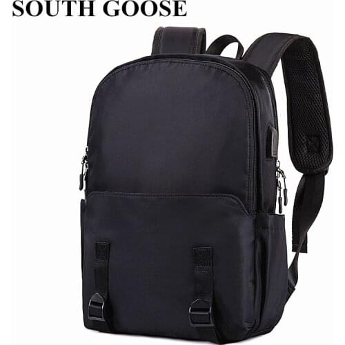 SOUTH GOOSE Fashion Men Oxford Backpacks Anti Theft Laptop Backpack School Bookbag For Teenager Women USB Charging Travel Bags