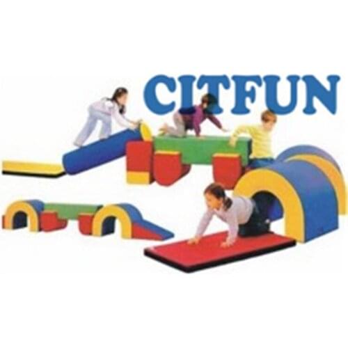 Kids indoor playground gym soft play, Eco-friendly toddler foam climbing equipment CIT-RT012G