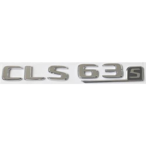 New Chrome ABS Rear Trunk Letters Badge Badges Emblem Emblems Sticker for Mercedes Benz CLS63 AMG S 2017 2019