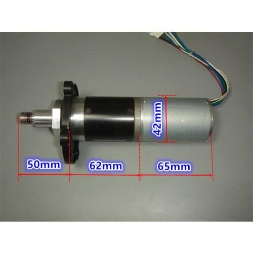 DC 12V-24V 34RPM / 70RPM 775 Magneto-High Power Large Torque Planetary Brushless Motor Motor Walking Robot Motor with Hall