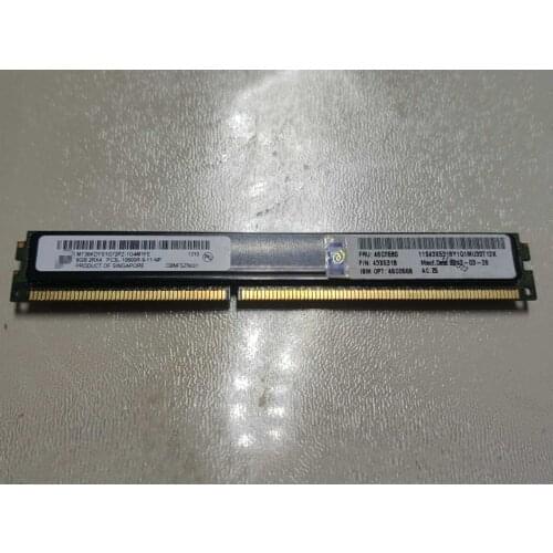 Server memory FOR Micron DDR3L ECC REG 8G 1333MHz 2RX4 PC3L 10600R Half height