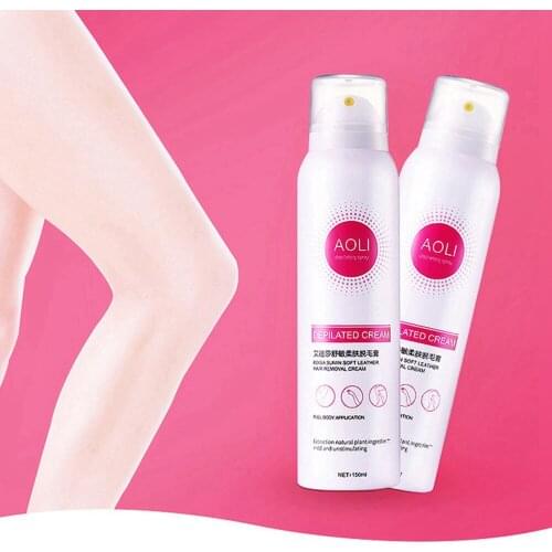 Painless Hair Removal Spray Panmeis Hair Remover Cream Foam Depilation Spray for Men Women Facial Legs Body Armpit Painless