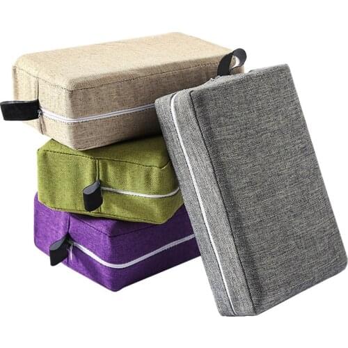 1PC Yoga Brick Cloth Cover Lightweight Zipper Polyester Brick Storage Bag Yoga Props Training Accessories