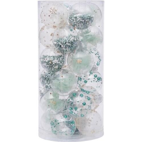 Adornos Navidad 2022 Christmas Tree Hanging Ball Ornaments decorations Gift New Year Navidad 6cm Plastic Ball