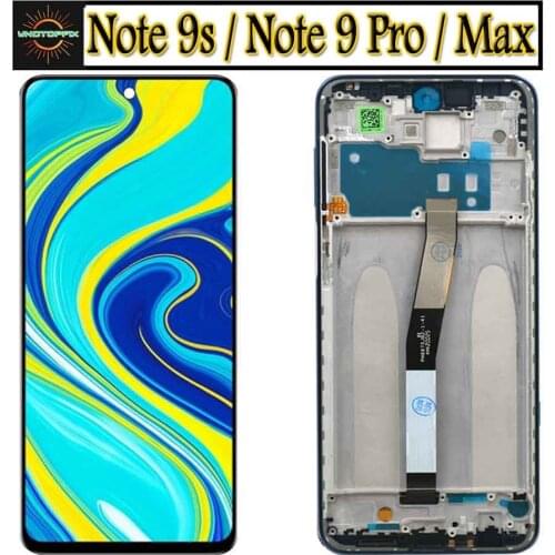 Original 6.67"For Xiaomi Redmi Note 9 Pro LCD Display Touch Screen Digitizer Assembly M2003J6B2G for Redmi Note 9S LCD Display