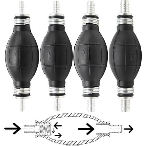 1PC Rubber And Aluminum Fuel Line Pump Primer Bulb Hand Primer Gas Petrol Pumps