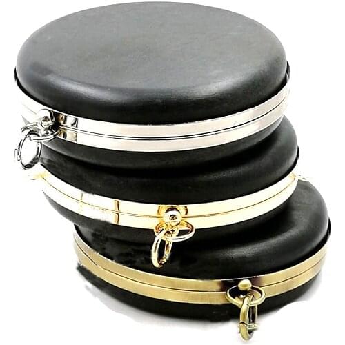 18cm Round Flat Box Frame Bring Ring DIY Handbag Accessories Purse Frame Bag Handle Parts Drop Shopping Purse Frame