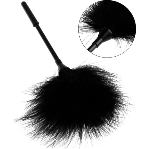 26.5cm Flirt Whip Bird Feather Flogger Sex Toy For Couple Bondage Slave Erotic BDSM SM Women Adult Game Products