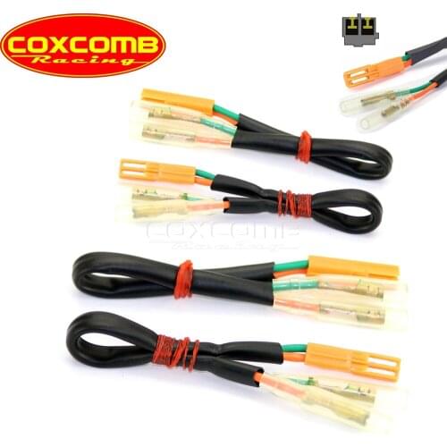 2x 4x 8x Turn Signal Indicator Light Wire Plugs Adapter for Honda VTR250 CTX700 NC700 VT750 VT750C Shadow Aero VT1300 VT1300CS