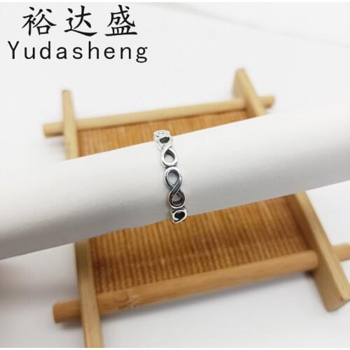 925 sterling silver Simple Infinity Band Ring (exquisite gift, express your unswerving affection)