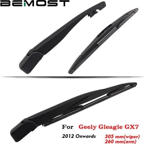 BEMOST Auto Car Rear Windshield Wiper Arm Blade Rubber For Geely Gleagle GX7 305MM Hatchback 2012 2013 2014 2015 2016 2017 2018