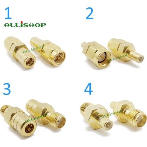 4 Kit DAB Car Aerial Adapter SMB to SMA Antenna RF Connector Converter for DAB+/FM/AM Radio Pioneer Clarion Kenwood Alpine JVC