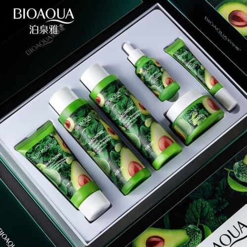 Bioaqua Avocado play embellish wet suit hydrating relaxed and fade out black rim of the eye skin care cosmetic boxes