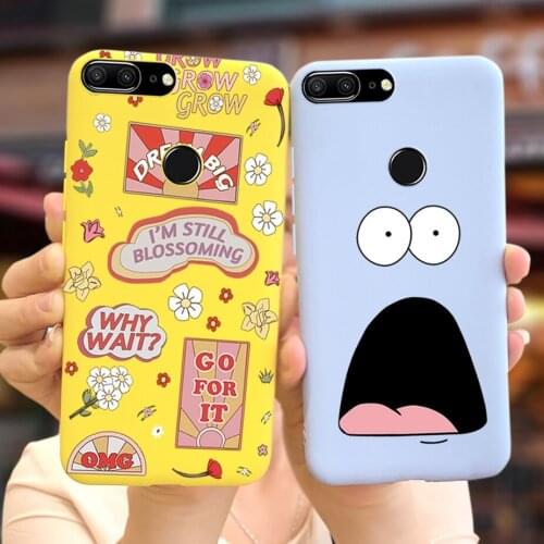 For Honor 9 Lite Case Cute Cartoon Catoon Soft Silicone Phone Cases For Huawei Honor 9 Lite Honor9 Lite 9Lite Back Cover Bumper
