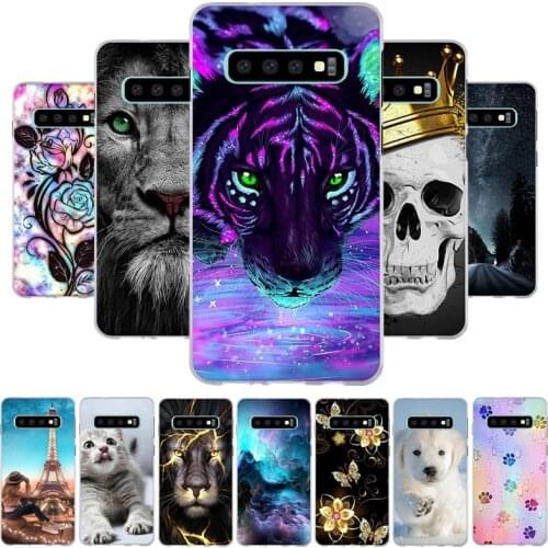 For Samsung Galaxy S10 Plus case Cover for Samsung Galaxy S10 Case for Samsung S10E Cover Painted Silicon Fundas Phone Cases