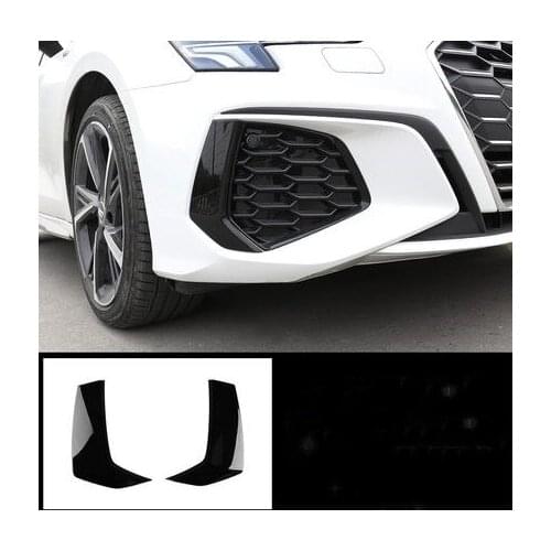 Front Rear Bumper Decorative fog lamp Cover Trim Sticker Fit For Audi A3L RS3 2021 exterior accessories
