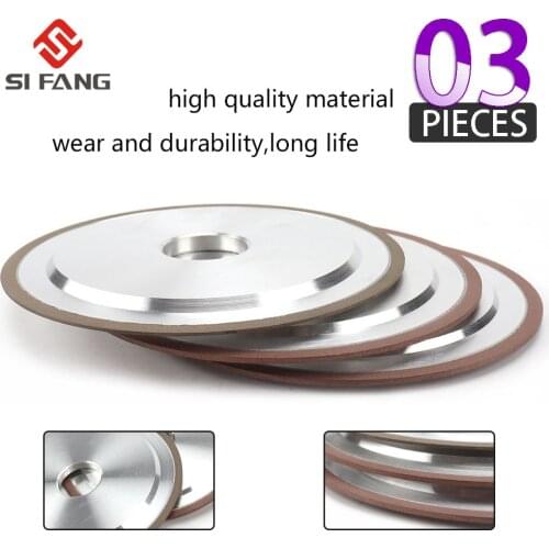 100/125/150/200mm Diamond Grinding Wheel enhanced Resin Cutting Disc use for Tungsten Steel Milling Cutter Sharpener 240 Grit