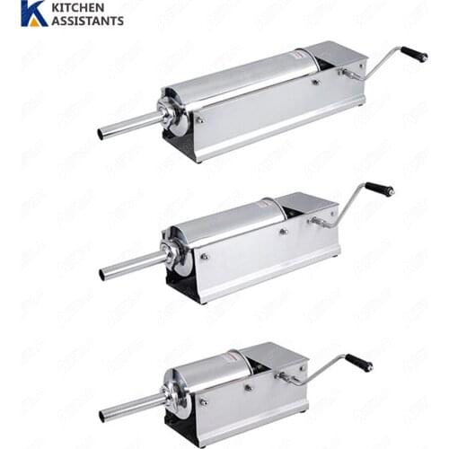 HV3L Manual Horizontal Sausage Filler Stuffer For Household Commercial Sausage Making