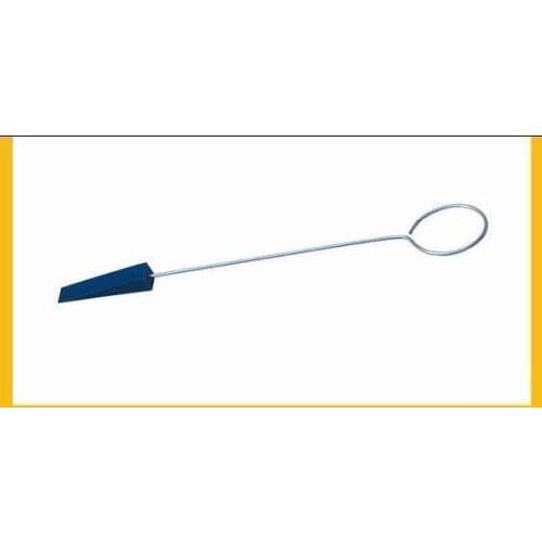 Piano tuning tool rubber stop leather fork (medium. treble)