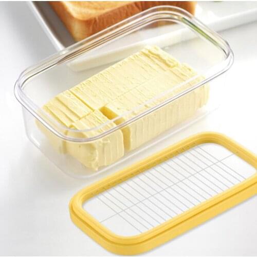 Kitchen Food Butter Serving Storage Dish Container Box with Lid Freezer Safe
