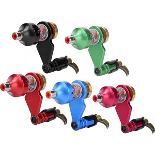 Quiet Motor Tattoo Machine RCA Interface Shader & Liner Machine 5 Colors Microblading Semi-Permanent Make up Makeup Tattoo Gun