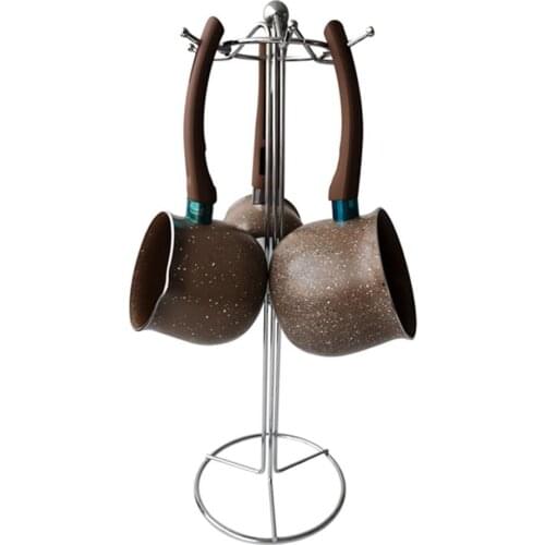 Mini Single Handle Milk Jugs Anti-scalding Ceramic Coffee Pot Non-stick Coating Milk Pan Coffee Milk Jug Coffeeware Kitchen