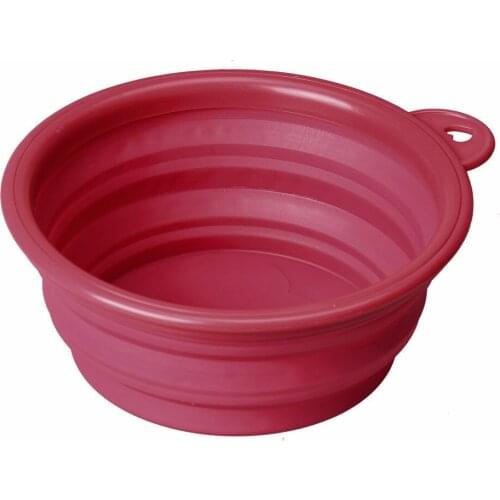 Multi-purpose Dog Cat Drinking Bowl Pet Silicone Collapsible Travel Feeding Bowl Water Dish Feeder Flexible Puppy Feeding Tools