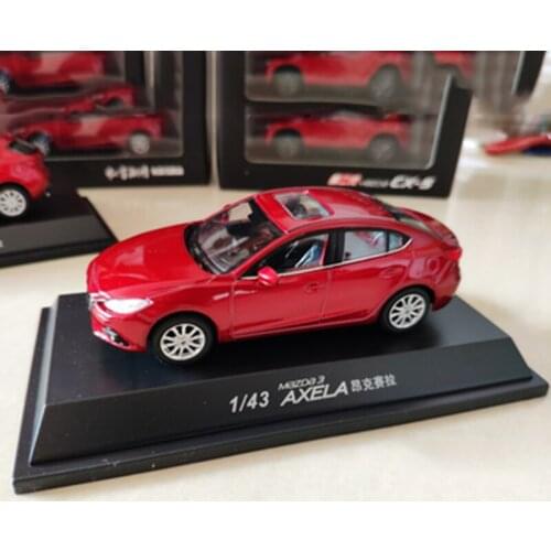 Diecast 1/43Scale Mazda 3 AXELA Alloy Car Model Metal Adult Collection Vehicle Decoration Display Souvenir Gift Hot KidsToys