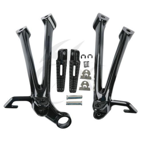 Motorcycle Rear Passenger Foot Pegs For Suzuki GSXR GSX-R 600 750 2008-2010