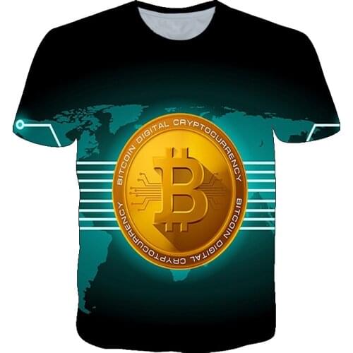 Mens And Womens Bitcoin Casual Tee Fashion Men T Shirts 2021 Latest Summer Short-Sleeved Quick-Drying Tops XS-6XL