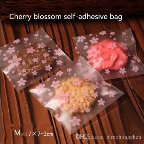 Translucent sander sealing bag 2021 100pic/set frosting machine sealed bag cookies moon cake snow crisp bag Translucent Food gr