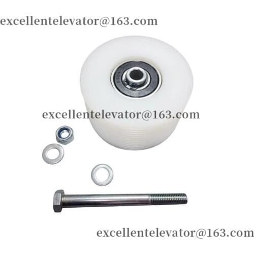 1709066300 Escalator Belt Roller OD110mm W60mm 6304-2RS Indoor Use for Thyssenkrupp 1 Pack=5 Pieces