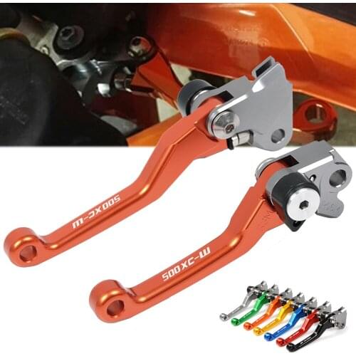 Motorcycle Pivot Brake Clutch Levers For 500XC-W 500XC W 500XCW 500 XCW 500 XC W 2012-2013 CNC Aluminum DirtBike Pivot Lever