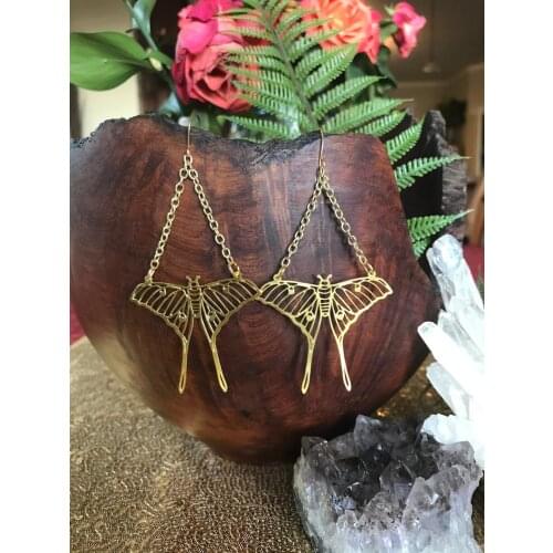 Luna Moth Earrings