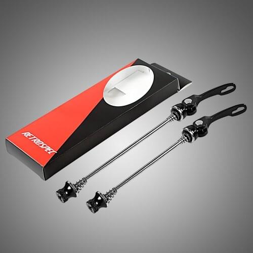 Bicycle Wheel Hub Skewers Front Rear QR Quick Release Skewers MTB Road Bike Clip Lever Axle 145/185mm 90g/pair Ti Axis Skewer