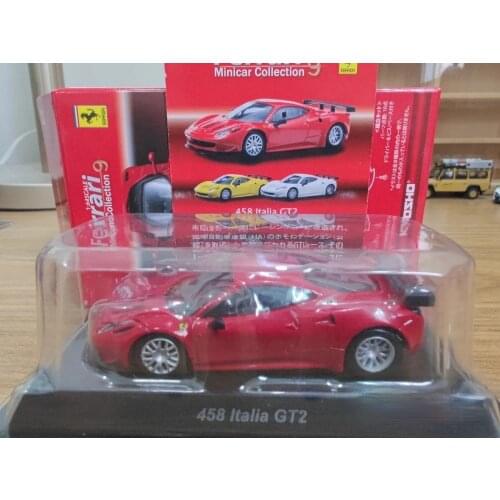 1/64 Kyosho Alloy car Ferraris 458 ltalia GT2 red sports car