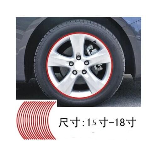 Car-styling Wheel Rim Reflective Sticker For Kia Ceed Mohave OPTIMA Carens Borrego CADENZA Picanto SHUMA
