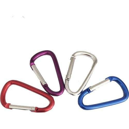 Type D quick key chain mountain climbing outdoor hook backpacking gear mini carabiner d shape