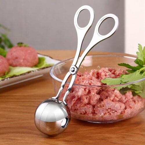 Kitchen Meatball Maker Stainless Steel Meat Ball Clip DIY Patty Fish Meat Ball Maker Mold Meat & Poultry Tools Cooking Utensils
