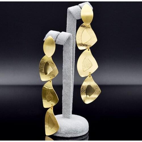 ZEA Dear Jewelry Hot Selling Earrings For Women Long Drop Dangle Earrings Fashion Heart Earrings For Party Gift Romantic Jewelry