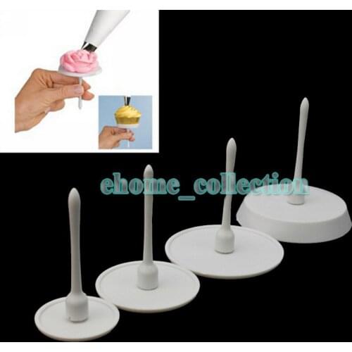 1Set/4PCS Cake Flower Decorating Nail Set Tool Cake Cupcake Stand Icing Cream Decorating Tool Free Shipping